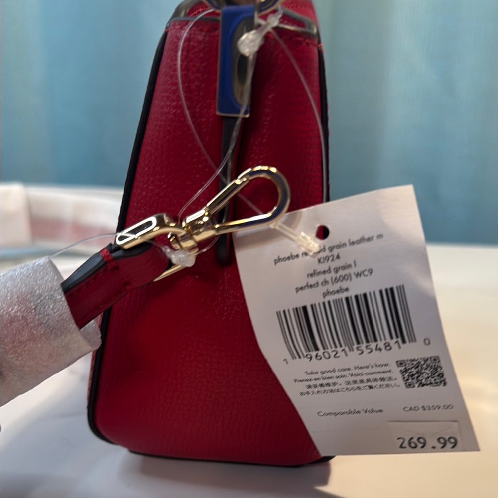 Kate Spade Cherry Red Two-Way Mini Bag NWT - Picture 4 of 8